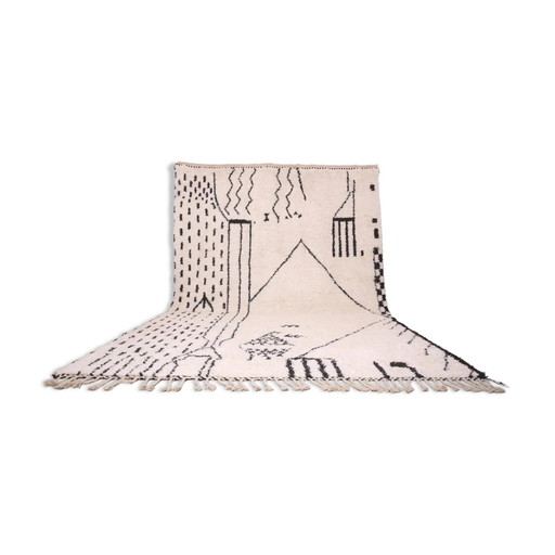 Tapis traditionnel fait main 250cm x 150cm Marocain