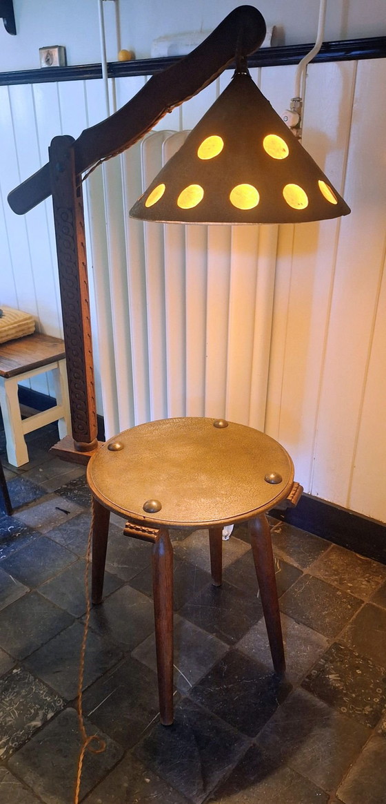 Amsterdam School Lamp – Floor lights, Metal, Paper (photo 15 of 15)