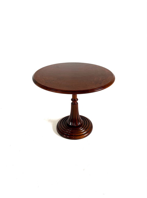 Vintage wortelnoten wijntafel ‘60