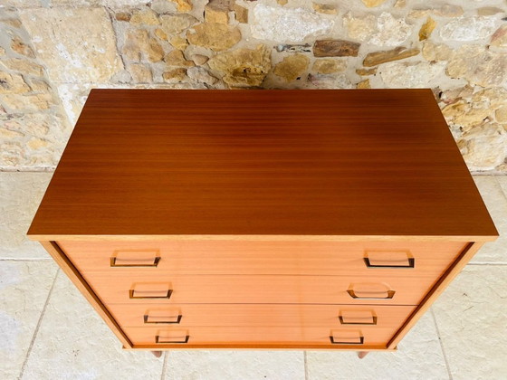 Commode in mid-century modern stijl, jaren 60 – Ladekasten, Wood (photo 2 of 22)