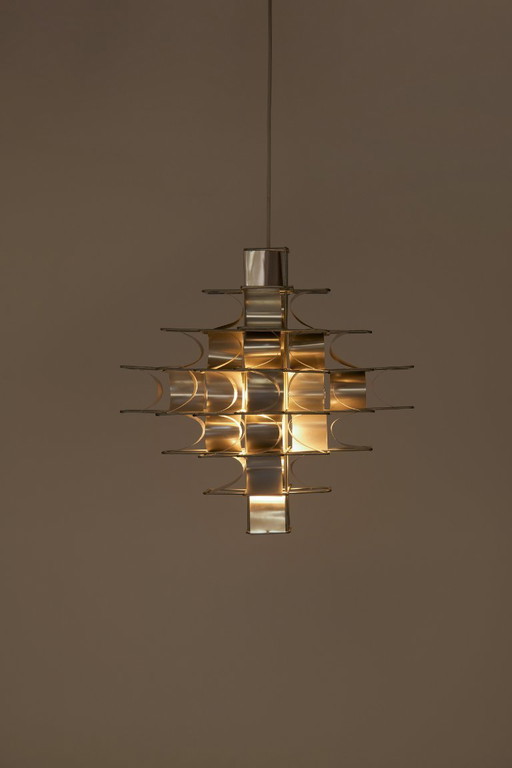 Cassiopée 7-Tier Pendant Light - Max Sauze – hanglampen, Aluminium