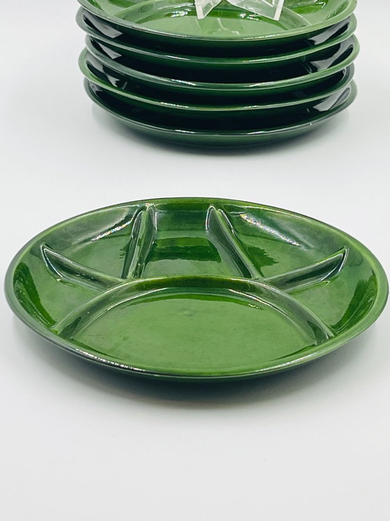 Juego de 6 platos de fondue verde esmeralda - Armenia – Armena, Loza, Ceramic (photo 6 of 9)