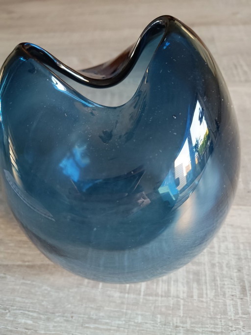 Objeto de vidrio de estilo moderno de mediados de siglo escandinavo – decoratieve objecten, Glass (photo 2 of 5)