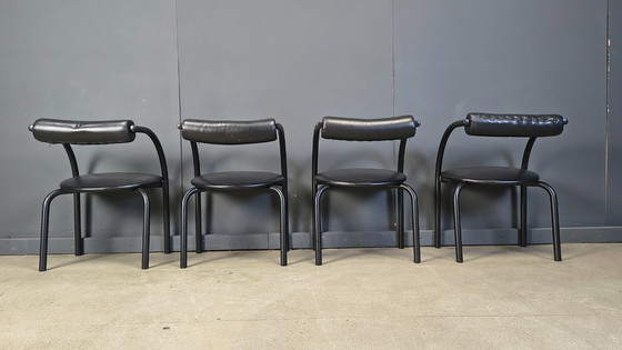 Image 1 of Postmoderne Esszimmerstühle, 1980er Jahre, 4er-Set