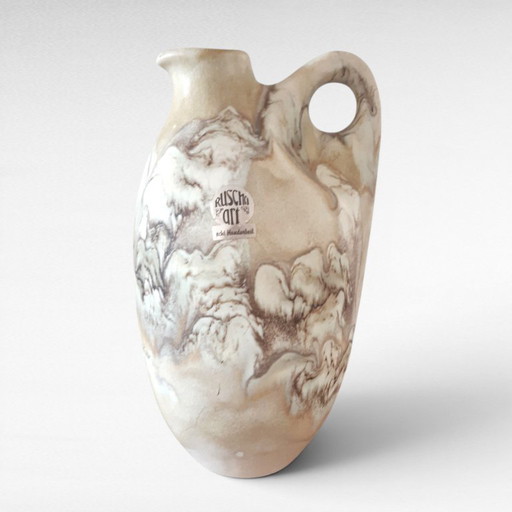 Rare Mid Century ceramic jug, Ruscha Art model 368 H30cm