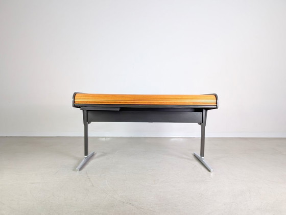 Image 1 of Herman Miller Rolltop Desk, Action Office, George Nelson