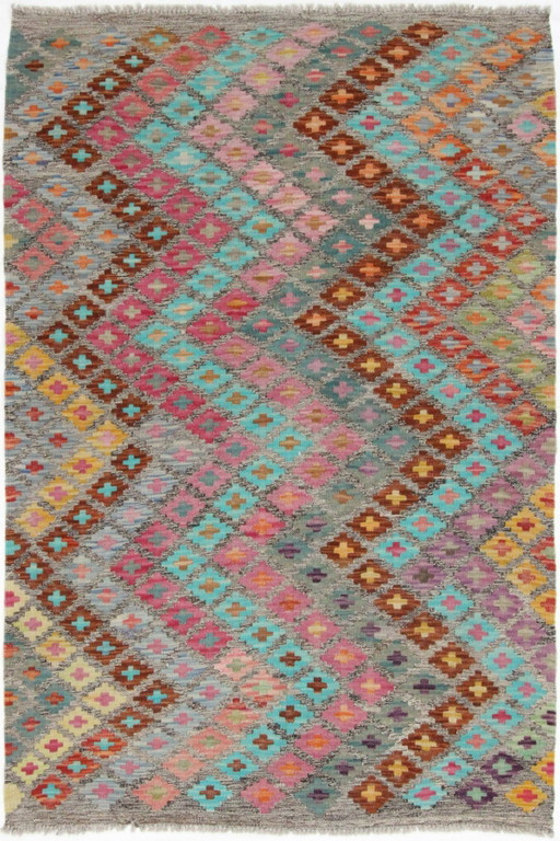 Original Old Style Kelim Afghan 156 X 108 Cm Top Zustand