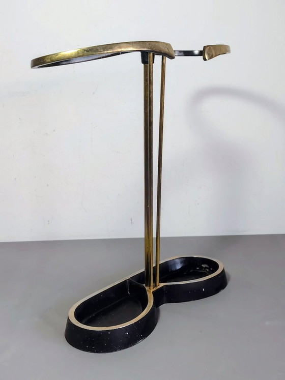Image 1 of Carl Auböck Umbrella Stand Mid Century Brass Vintage 50s, Austria