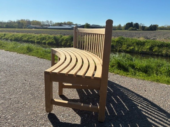 Image 1 of Hochwertige, robuste Gartenbank aus Teakholz – Teak&Garden – neuwertig