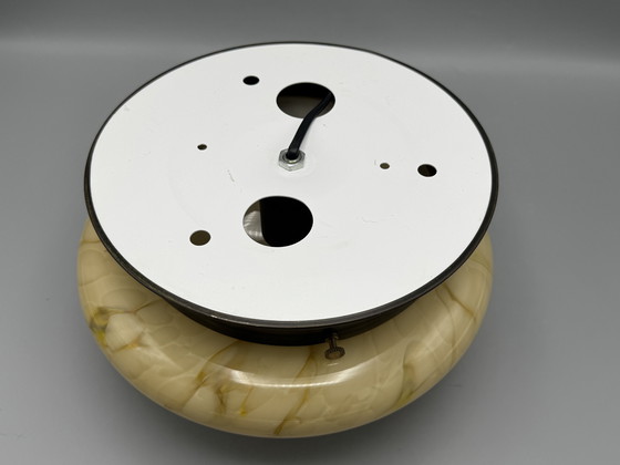 Image 1 of Marbled ceiling lamp with a warm appearance