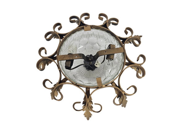 Image 1 of Banci Firenze - Hollywood Regency style - crystal - gold plated - Italy - 60s