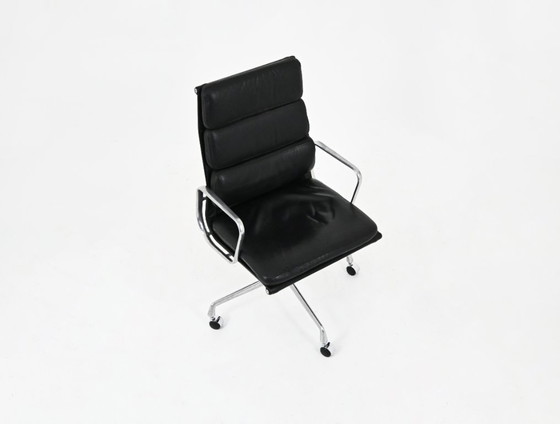Image 1 of Fauteuil Soft Pad conçu par Charles et Ray Eames pour ring Mobelfabrikk Norway, années 1970