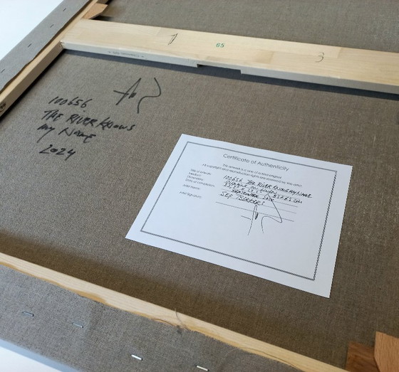 Image 1 of Óleo "El río sabe mi nombre" Sef Berkers