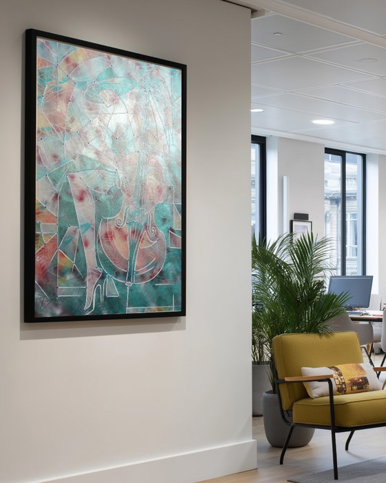 Image 1 of Jazz A1437 - abstract portrait painting