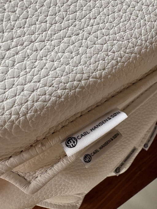 Carl Hansen Wishbone Chair leather seat cushions original