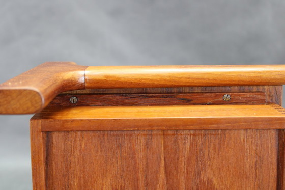 Image 1 of 1950s Paire de rares tables de nuit flottantes en teck de Borge Mogensen par Dyrlund Denmark