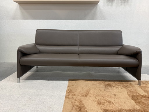 Leolux Felizia Canapé 3 places Senso Noyer – 3 5 zitsbanken, Leather (photo 2 of 8)