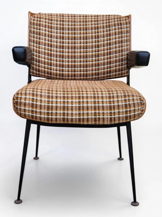 Poltrona moderna Marcom 704, anni '60 – Richard, Poltrone, Wood, Metal (photo 3 of 13)
