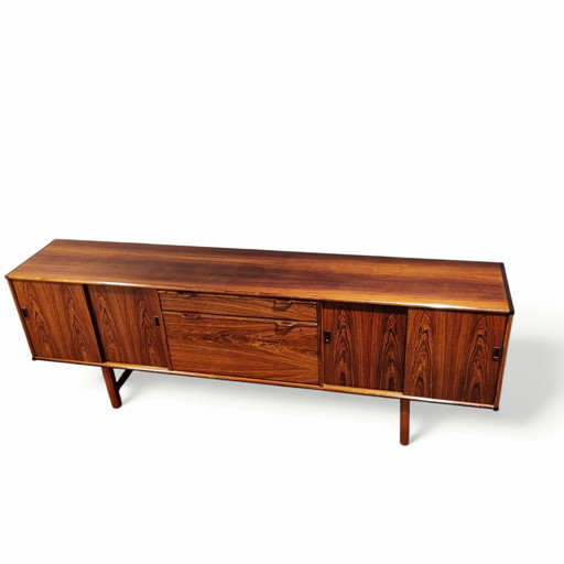 Prachtig groot mid-century dressoir met palissanderfineer van Fristho, jaren 60