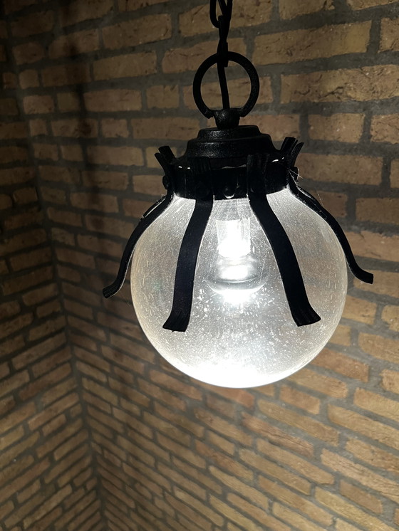 Image 1 of 2 set di lampade da sospensione, bolle, aan ketting 