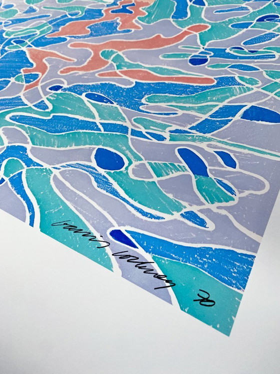 Image 1 of Diver - David Hockney - The Diver - Poster 70 × 100 cm