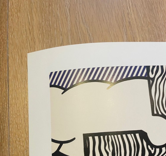 Image 1 of Roy Lichtenstein (1923-1997), Figures with Sunset, 1978, copyright 2004 Estate of Roy Lichtenstein, Printed in USA