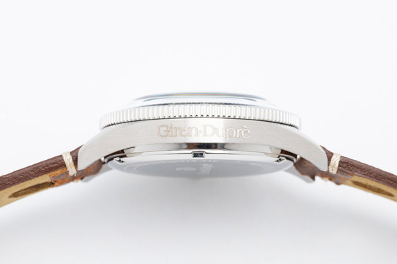 Image 1 of Giren Dupre Heritage Mecaquartz Steel Chronograph Watch 39mm