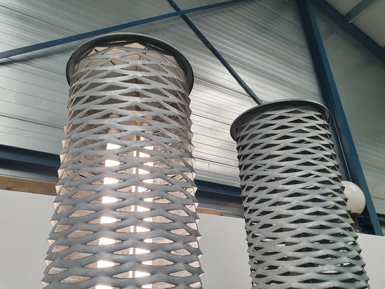 Image 1 of Santa & Cole industriële design lampen entree balie winkel tuin