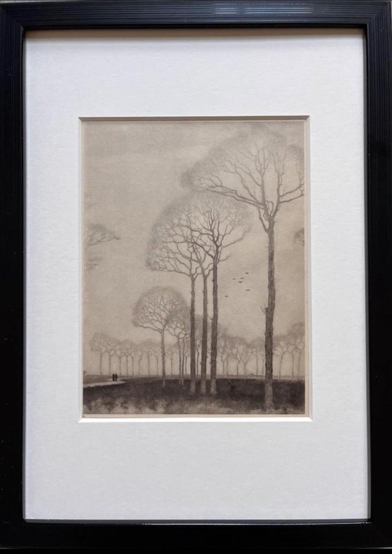 Image 1 of Jan Mankes 1889-1920 / Heliogravure Bomenrij 1927