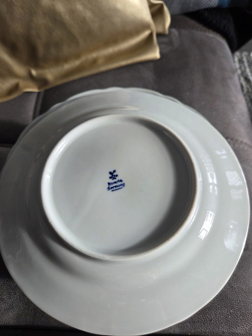 9 antike Oscar Schalling Schilder – servies, Porcelain (photo 2 of 5)
