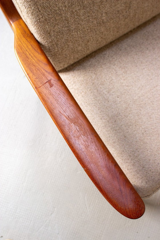 Canapé Vintage en Teck 3 Places Juul Kristensen Danish Mid Century – Canapés 3 places, Wool (photo 20 of 22)
