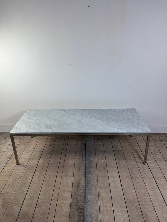 Image 1 of Knoll Int marmeren salontafel, vintage jaren 70