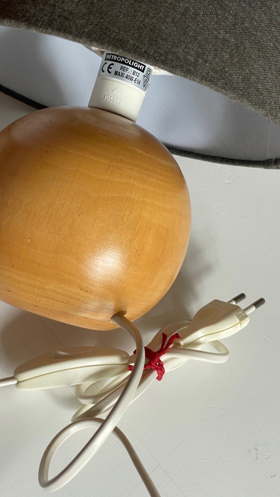 Image 1 of Metrolight Vintage Solid Wood Lamp