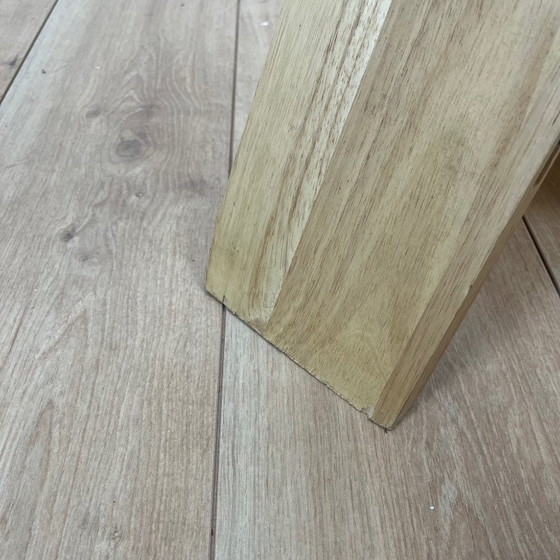 Image 1 of Klappbarer Buchenholzhocker von Roger Tallon für Sentou, 1970/80