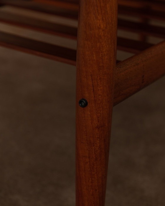 Image 1 of Danish teak coffee table by Grete Jalk with slatted frame, 1960s