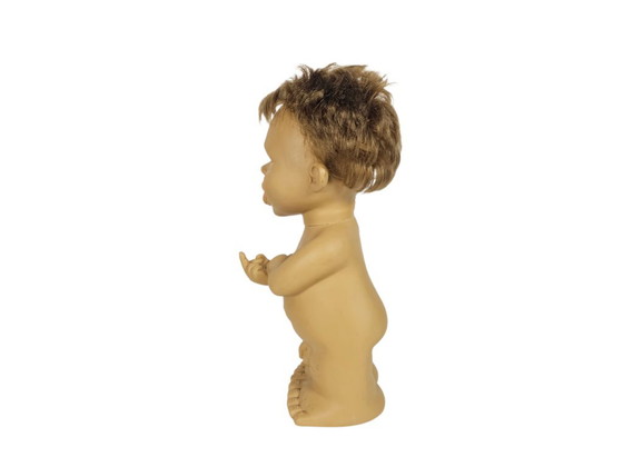 Joimy baby figure with brown hair - XL - Made in Spain - 1996, Decorative Objects, Plastic, Vintage (photo 5 of 8)