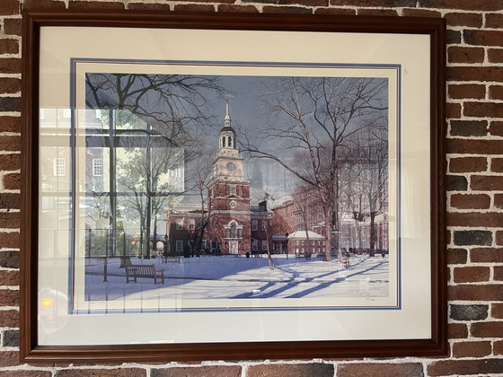 Image 1 of Framed print of Independence Hall