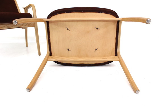 Image 1 of as new, Museum Condition! Vintage Lamino Chair from 1966, Yngve Ekström for Swedese, Nubuck Leather