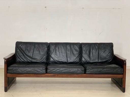 DYRLUND Style danois Canapé 3 places cuir VINTAGE