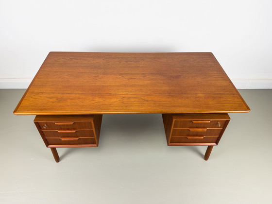 Image 1 of Model 75 Teak bureau van Omann Jun, 1960S