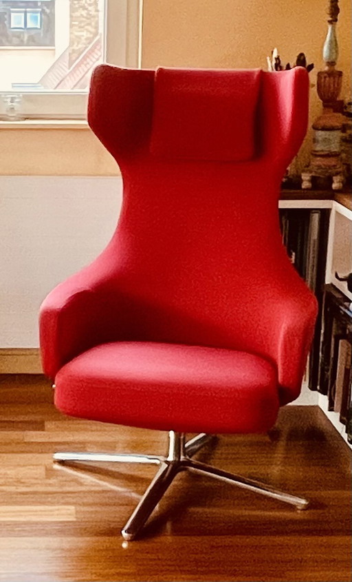 Vitra Grand Repos Fauteuil Avec Ottoman