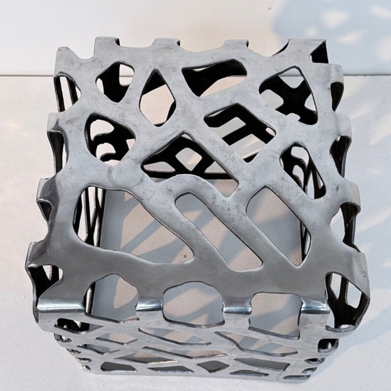 Image 1 of Taburete, otomana, reposapiés otomana de aluminio