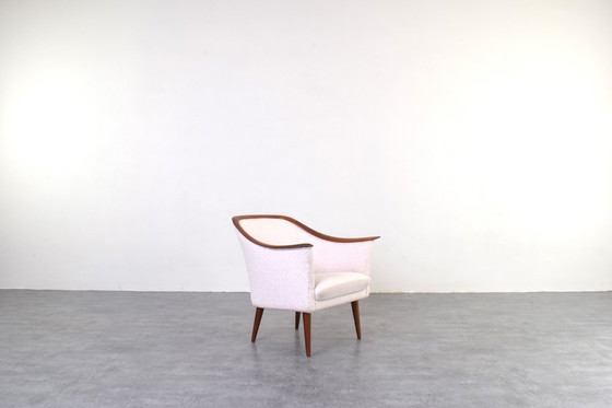 Image 1 of Poltrone Mid-Century in teak di Fredrik A. Kayser per Vatne Lenestolfabrikk, anni '60, set di 2