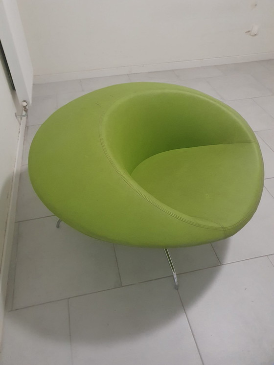 Image 1 of Artifort Fauteuil Lounge Green Kirk De René Holten