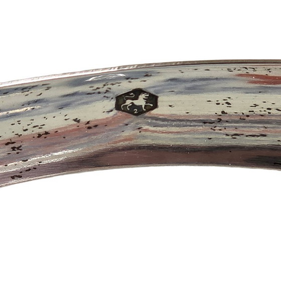 Image 1 of Plat japonais ancien à anse en argent, XVIIIe/XIXe siècle