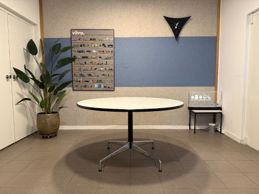 Vitra | Eames | Contract Table 130 cm| Wit & Chrome | 1 stuk