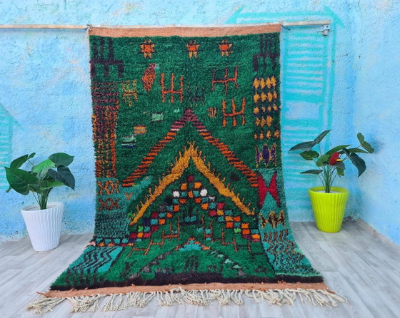 Handgefertigter traditioneller Teppich 250cm x 150cm Marokkanisch – Teppiche & Läufer, Wool (photo 2 of 11)
