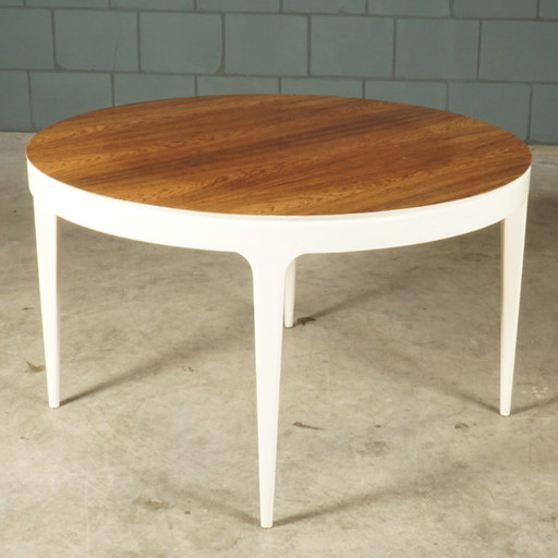 Vintage salontafel – notenhout – jaren 70