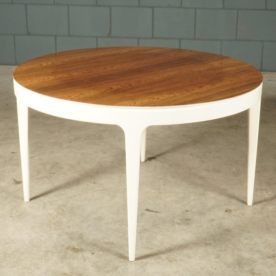 Image 1 of Vintage salontafel – notenhout – jaren 70