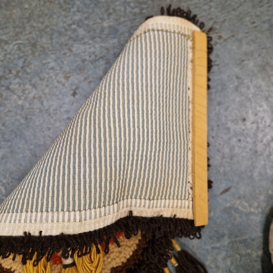 Image 1 of Jaren 70 Vintage Wandkleed Muurkleed Smyrna Smirnafix